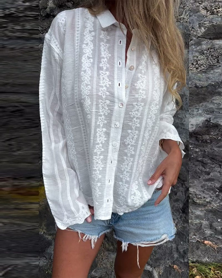 Élodie Embroidered Blouse