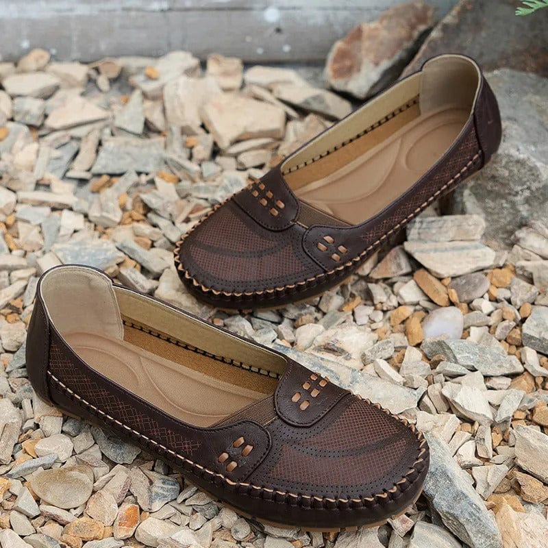Alma Vintage Leather Loafers