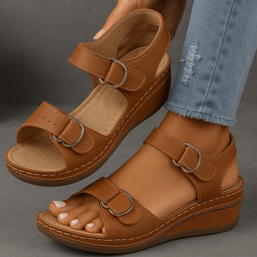 Alba Noree Leather Sandals