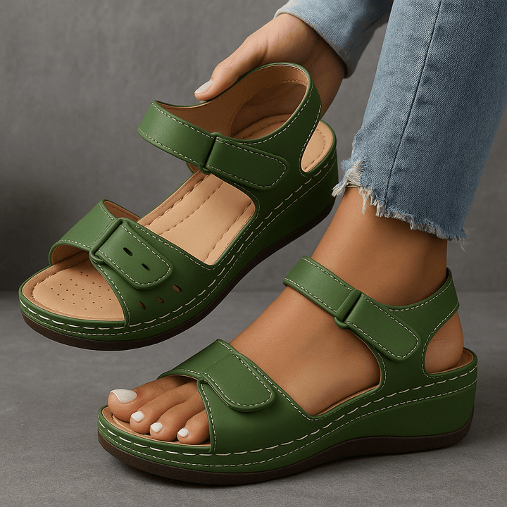 Alba Noree Leather Sandals