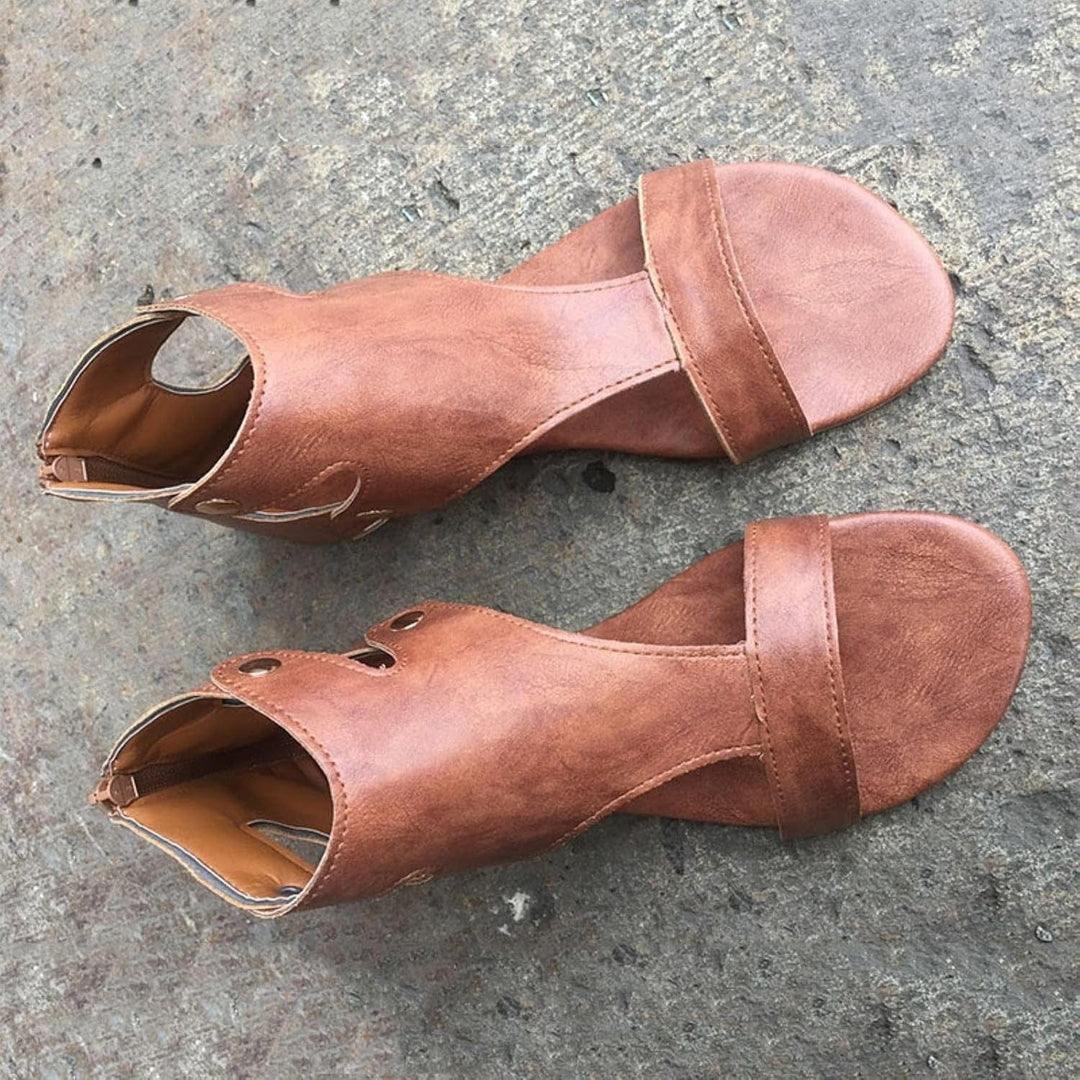 Eliana Orthopedic Leather Sandal