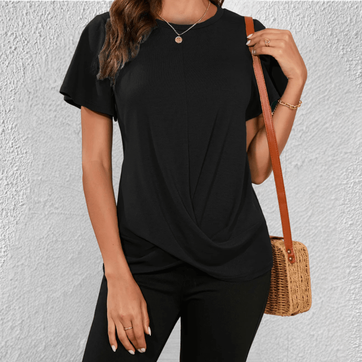 Luna Tummy Tucking Round-Neck Top