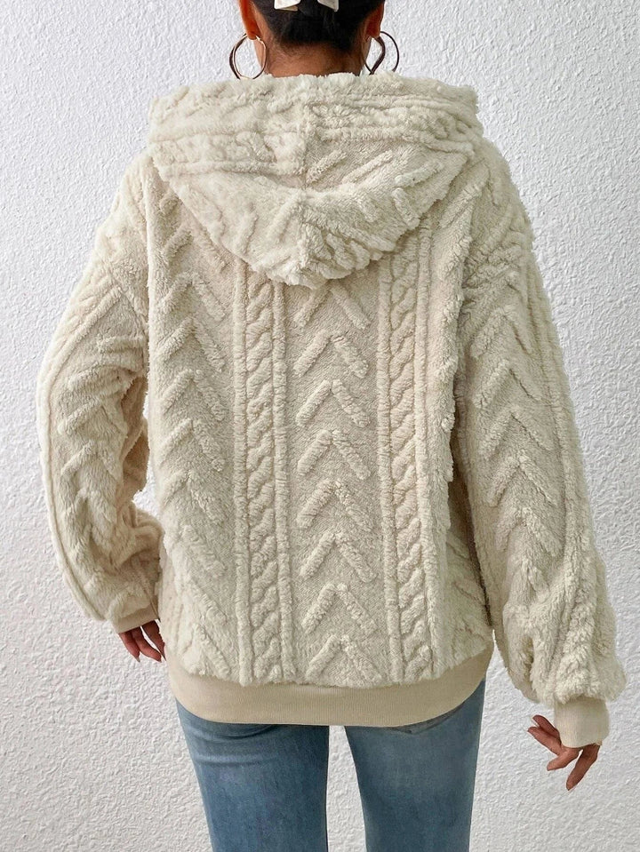 The Chill Cocoon Knit Hoodie