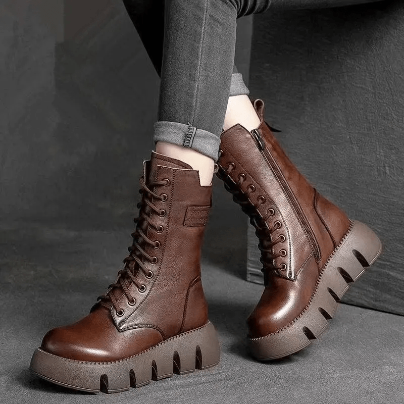 Ophelia Orthopedic Leather Boots
