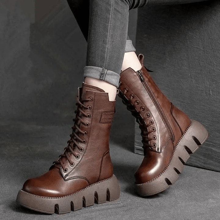 Ophelia Orthopedic Leather Boots