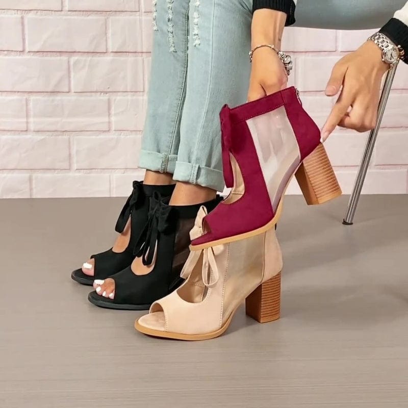 Lunette Bow Heels