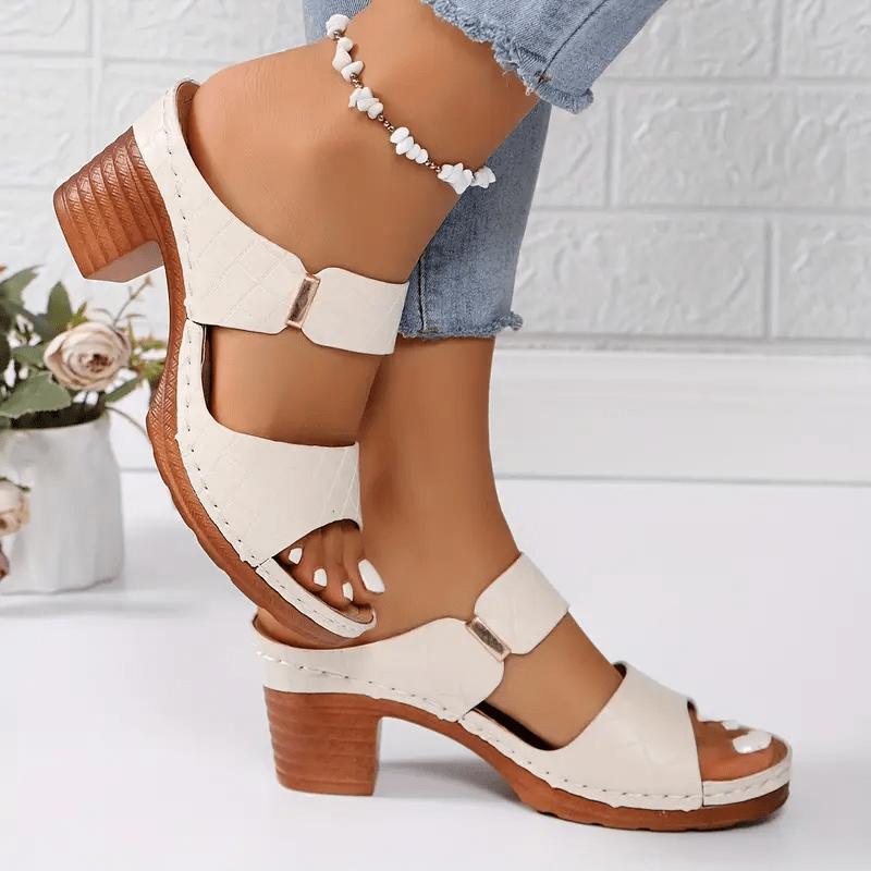 Celia Quilted Heeled Sandals