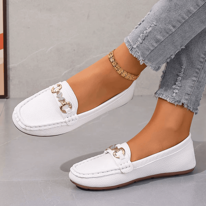 Leona Luxe Chain Loafers